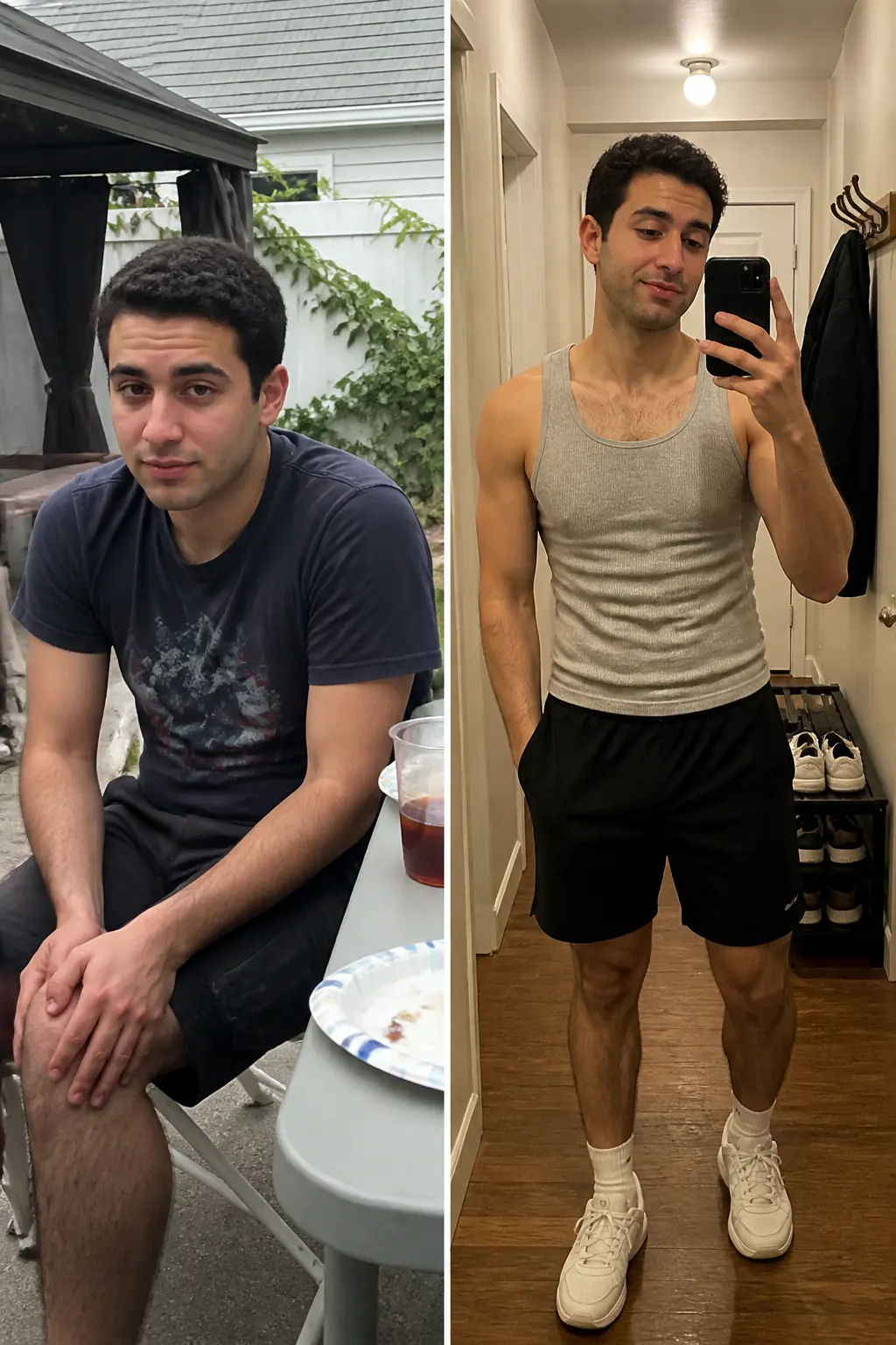 Before and after - Tom H., runner