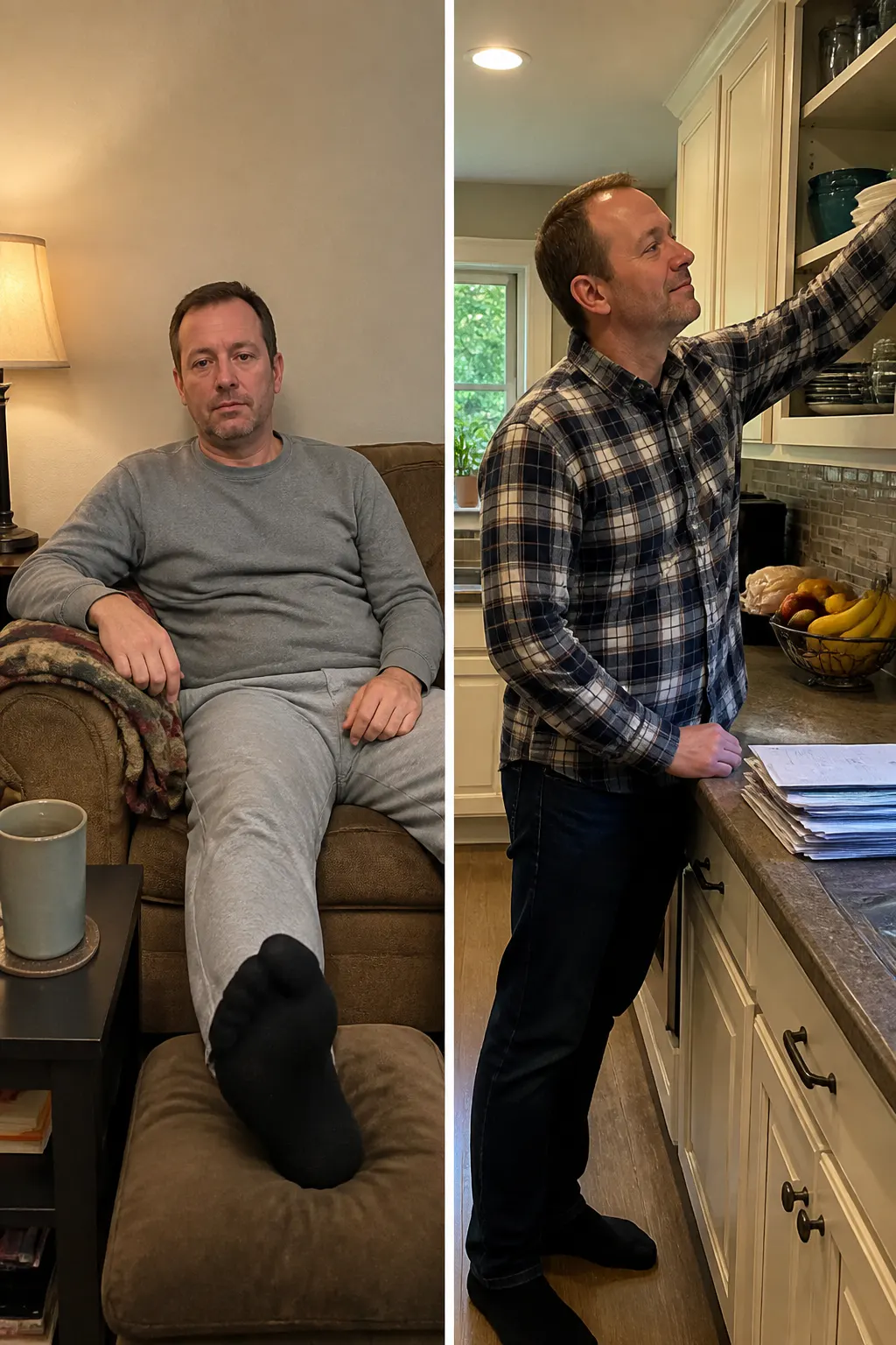 Before and after - Ray D., age 75