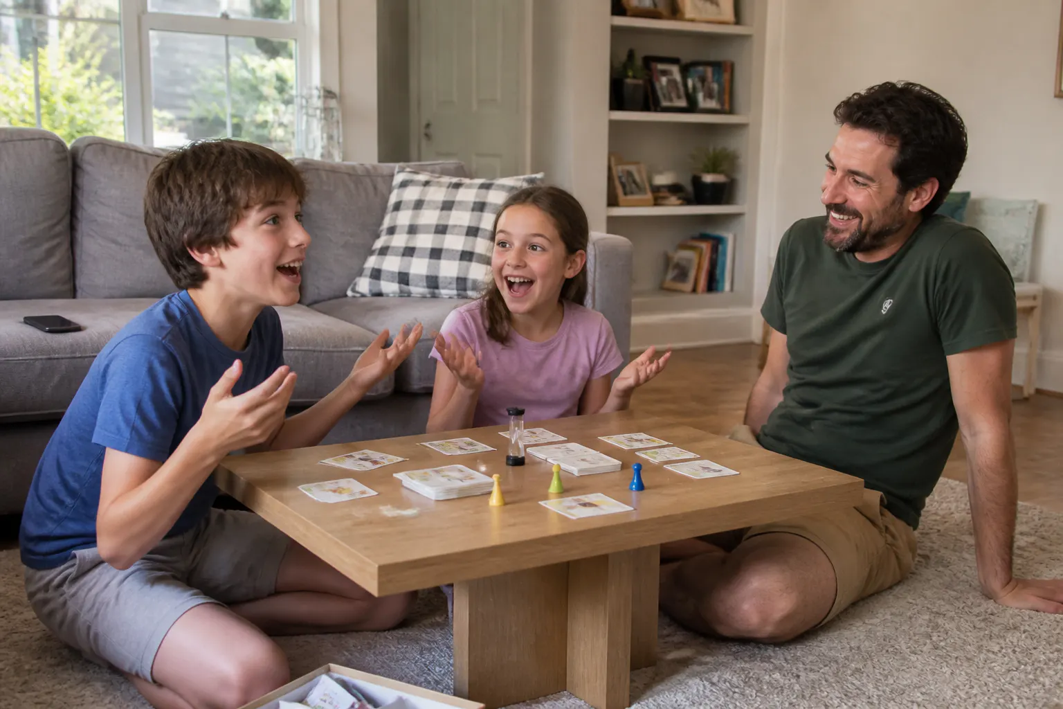 Kid reacting joyfully to the gift