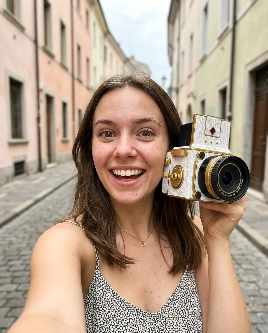 Customer photo taken with the Vintage camera