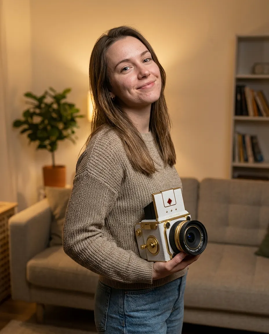 Customer photo taken with the Vintage camera