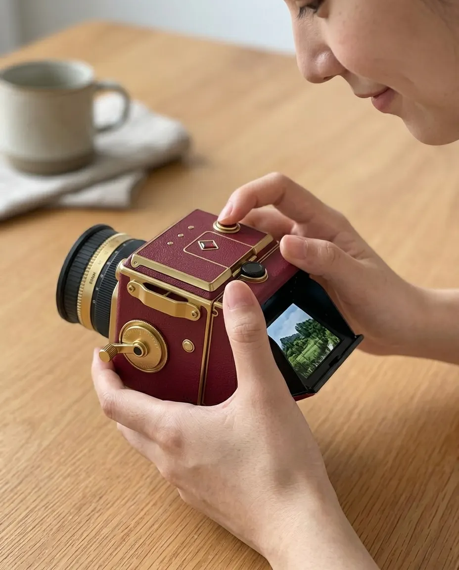 Customer photo taken with the Vintage camera