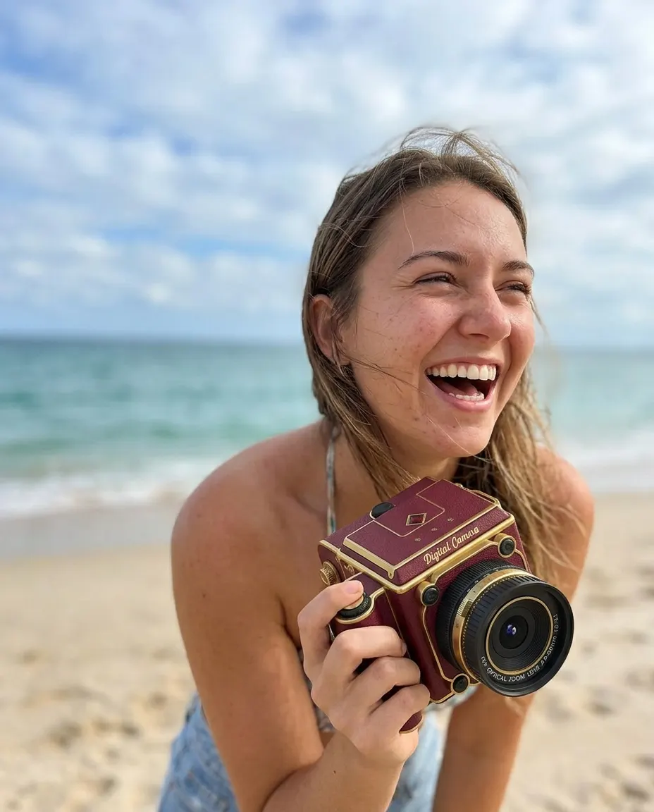 Customer photo taken with the Vintage camera