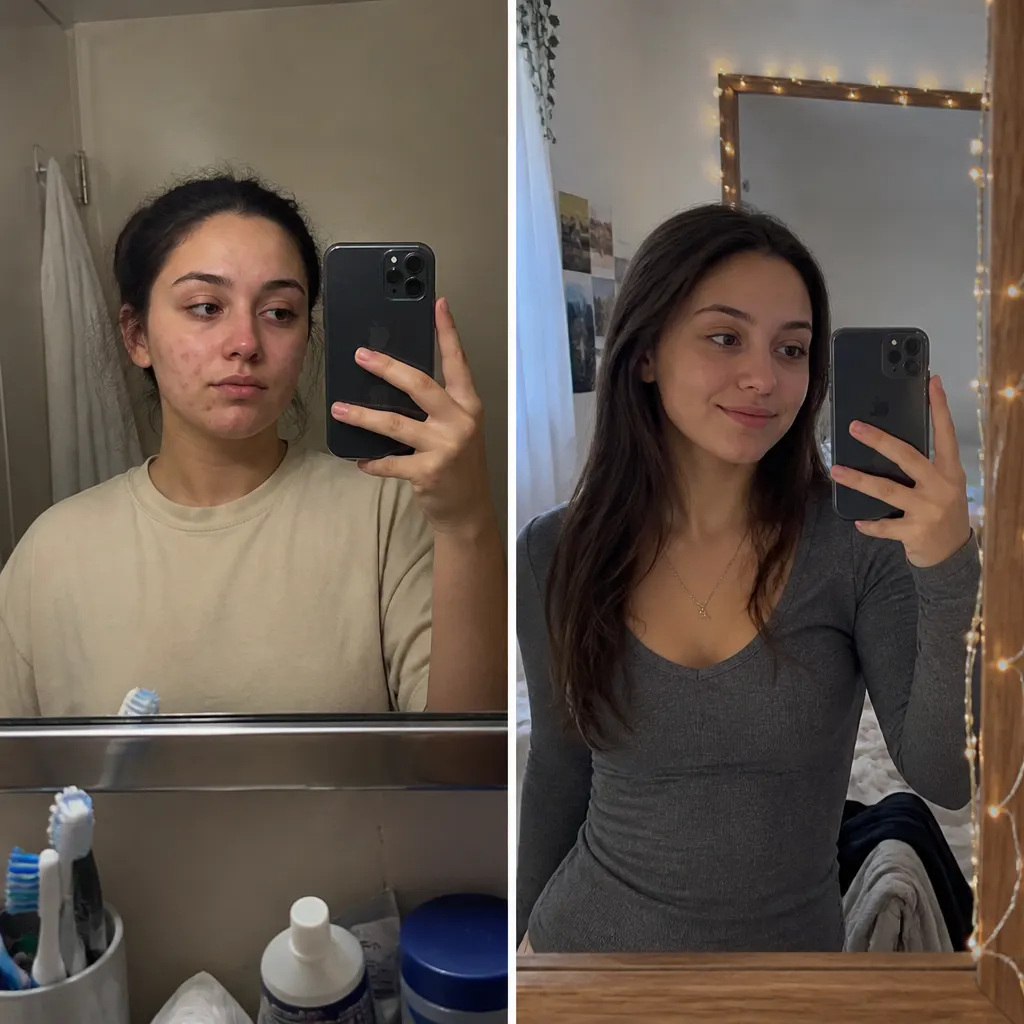 Before and after - Amara O.