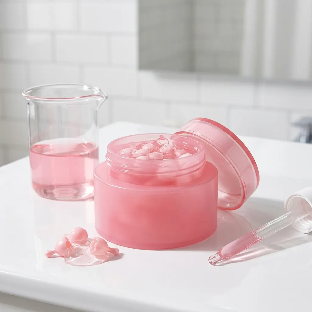 PDRN Pink Collagen Capsule Cream glass-skin result