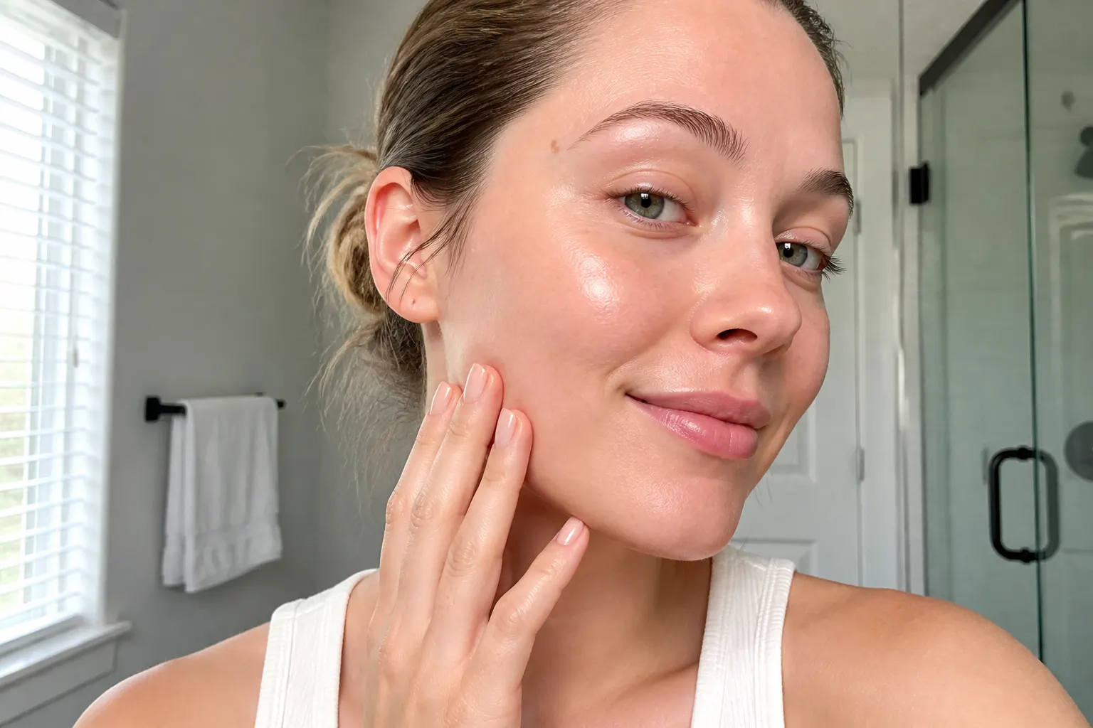 Glass-skin glow, instantly