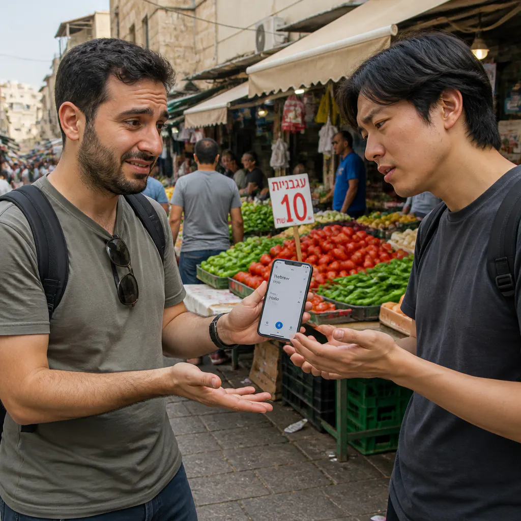 תייר מבולבל מרים טלפון
