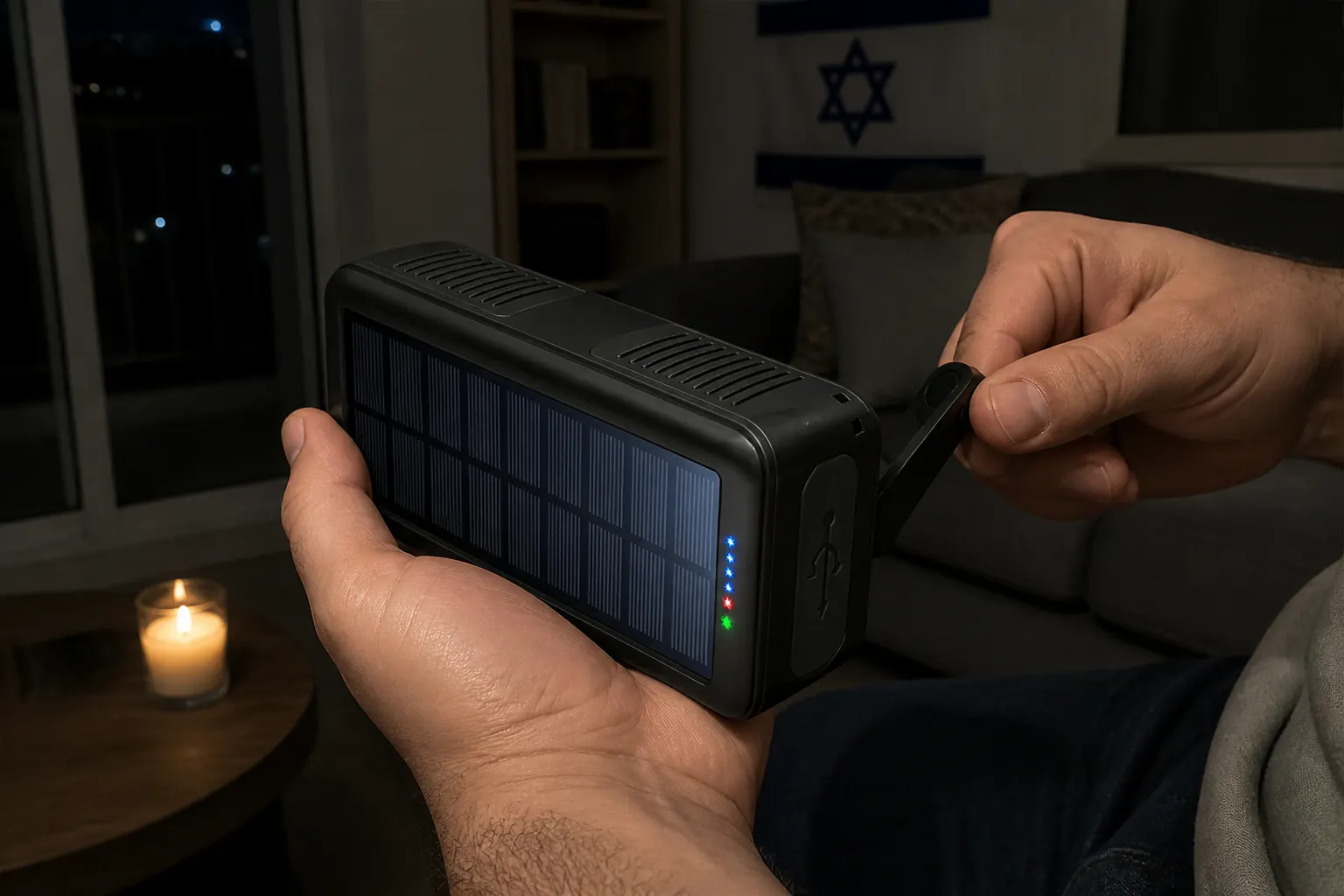 המכשיר נותן חשמל בלי תלות ברשת