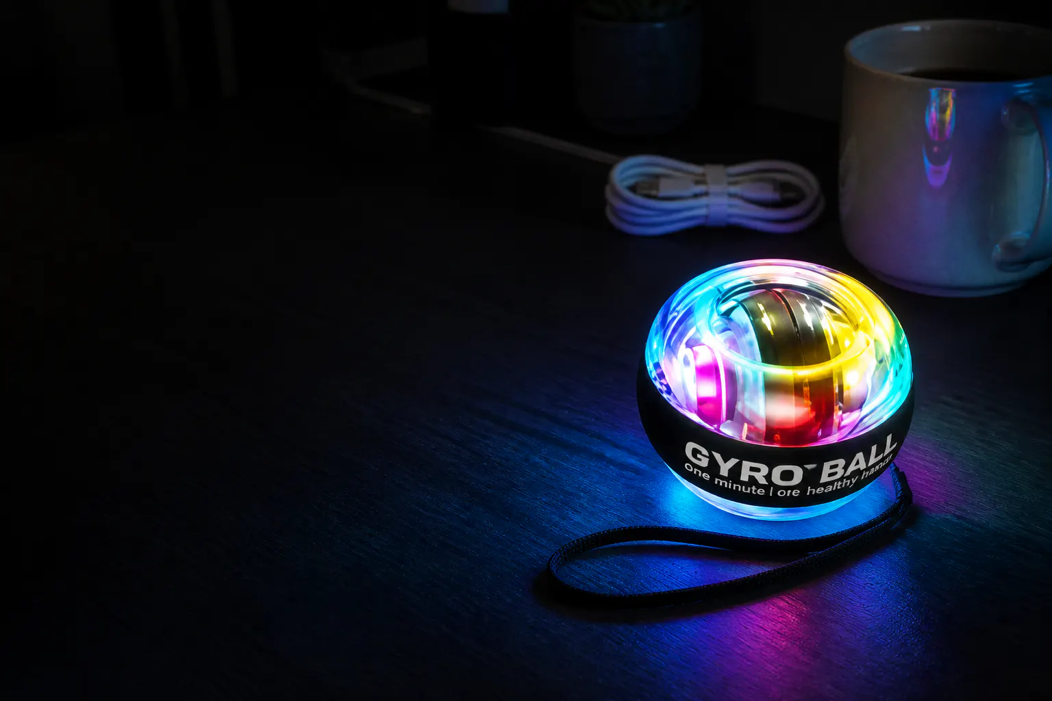Torque Ball spinning with LED glow