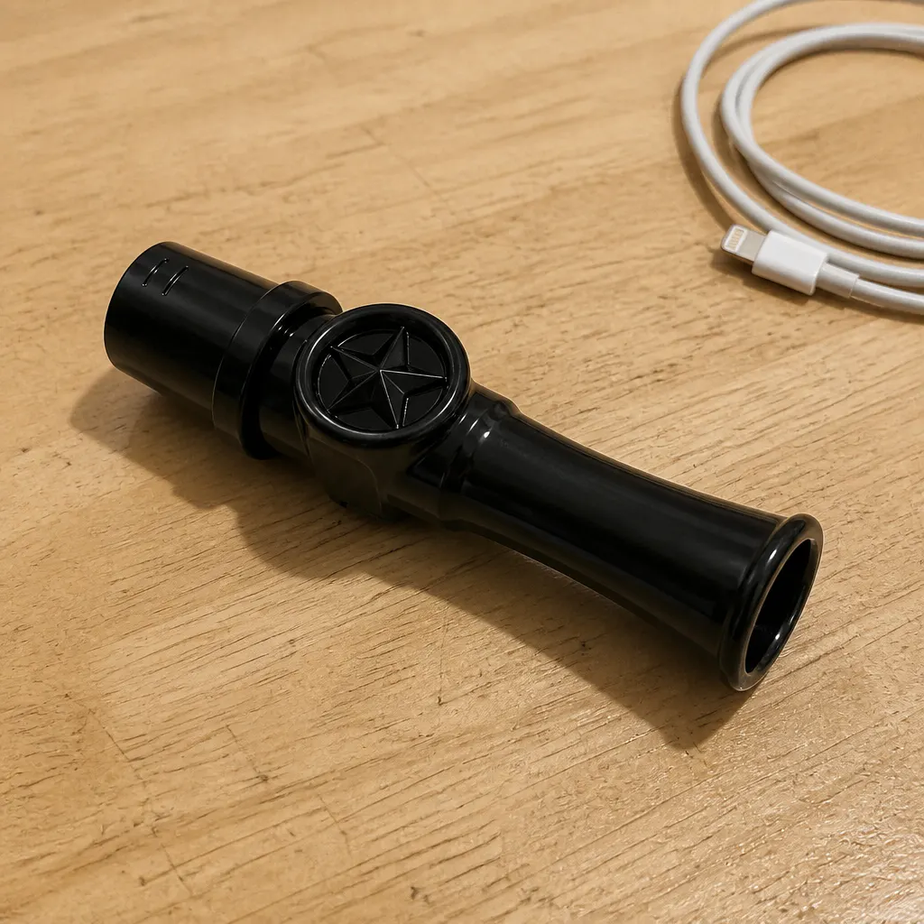 The Ventra Zobo Kazoo with its flared trumpet bell