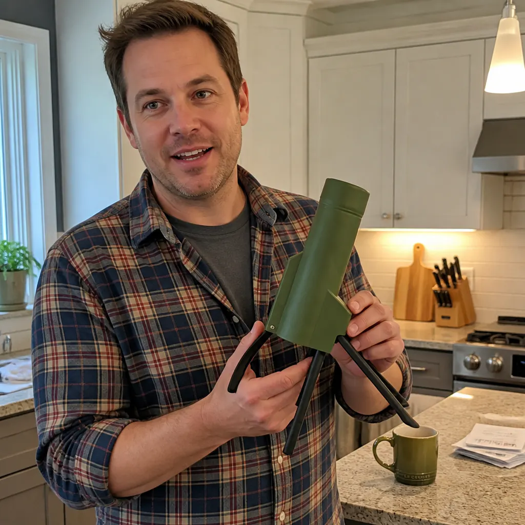 Customer photo of the Mortar Bottle Opener Launcher in use